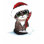 Cute Christmas Kitten T-Shirt