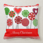 Cute Christmas Lollipops Pillow
