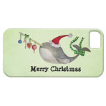 Cute Christmas Narwhal iPhone 5 Case