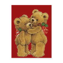 Cute Christmas Pair postcards by fstasu Cute Christmas Pair postcards