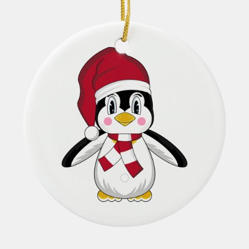 cute christmas penguin ornament zazzle cute christmas penguin ornament zazzle