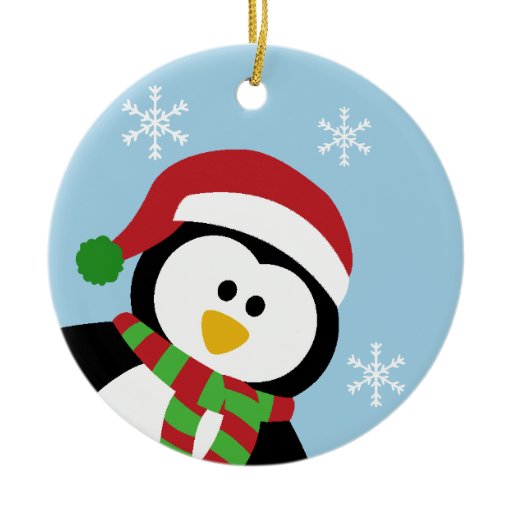 cute christmas penguin ornament zazzle cute christmas penguin ornament zazzle