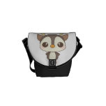 cute christmas penguin reindeer character courier bag