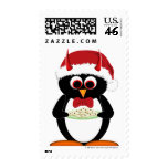 Cute Christmas Penguin Stamps