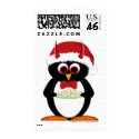 Cute Christmas Penguin Stamps