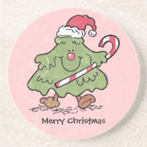 Cute Christmas Tree Personalized Coaster coasters