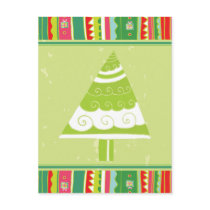 Cute Christmas Tree postcards by Kixodesigns Cute Christmas Tree postcards