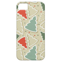 Cute Christmas Trees and Stars Phone Case iPhone 5 Covers