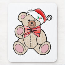 Cute Christmasy Bear mousepads