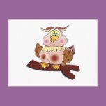 cute chubby owl