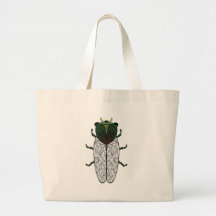 Cute Cicada Canvas Bag
