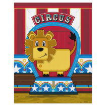 Cute Circus Lion Flyer
