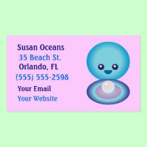 Cute Clam Business Cards business cards