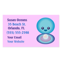 Cute Clam Business Cards