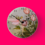 Cute Clock Style Kid Button - 'Tooth Fairy"