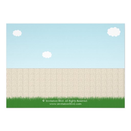 Cute Clothesline Baby Boy Modern Baby Shower Custom Announcements