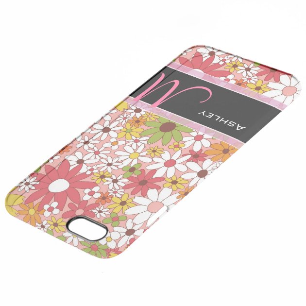Cute Colorful Daisy Flower Stylish Floral Pattern Uncommon Clearlyâ„¢ Deflector iPhone 6 Plus Case-3
