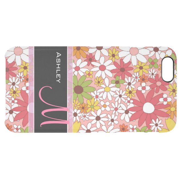 Cute Colorful Daisy Flower Stylish Floral Pattern Uncommon Clearlyâ„¢ Deflector iPhone 6 Plus Case-5