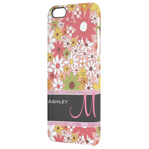 Cute Colorful Daisy Flower Stylish Floral Pattern Uncommon Clearlyâ„¢ Deflector iPhone 6 Plus Case