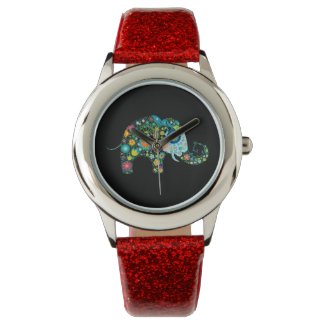Cute Colorful Floral Elegant Wrist Watch