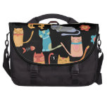 Cute Colorful Kitty Cats Gifts for Cat Lovers Laptop Messenger Bag