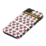 Cute Colorful Owl Pattern Choose Case Color Case-mate Iphone 4 Case