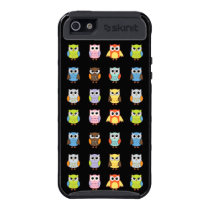 Cute Colorful Owls Pattern iPhone Case skinit case