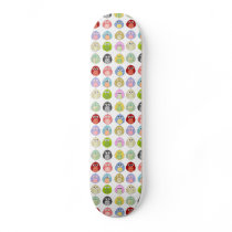 Cute Colorful Owls Pattern Custom Skateboard