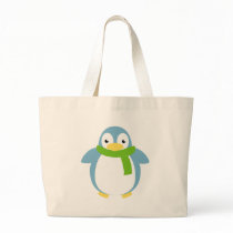 Cute Colorful Penguin in Scarf bags
