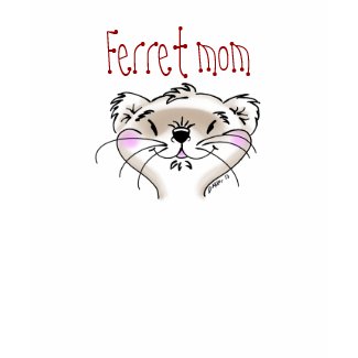 Cute Comic Ferret Face shirt