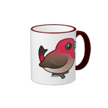Cute Common Rosefinch Coffee Mugs