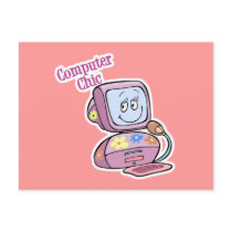 Cute Computer Chic Design postcards by geekme Cute Computer Chic Design postcards