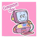 Cute Computer Chic Design Posters