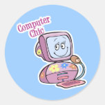 Cute Computer Chic Design Sticker