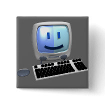 Cute computer smiley face. buttons by SmileyFaceStore Cute computer smiley face. buttons
