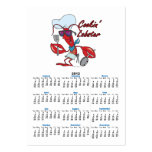 cute cookin cooking lobster cartoon business card