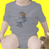 Cute Cool Cartoon  Goat Baby Apparel t-shirts