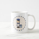 Cute country girl + bucket filled with blueberries mug