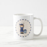 Cute country girl + bucket filled with blueberries coffee mugs