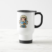 cute country pilgrim girl coffee mug