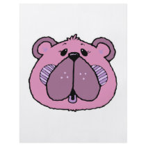 cute country style bear face flyers