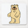 cute country style tan bear mouse mats
