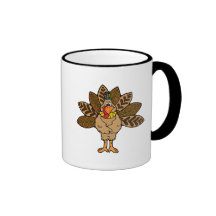 cute country turkey mugs