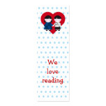 Cute couple Bookmark Business Card Templates