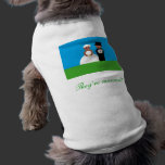 Cute couple pet clothing