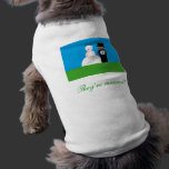 Cute couple pet clothing