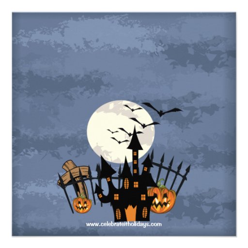 Cute Couple Halloween Costume Party Invitation