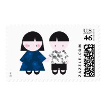 Cute couple stamp