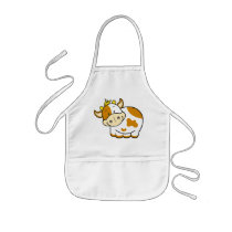 Cute Cow Baby Apron