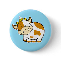 Cute Cow Blur Button